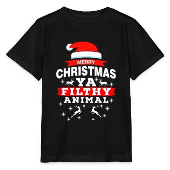 Noël Noël Noël Noël Noël - T-shirt bio MINI CREATOR Stanley/Stella Enfant - noir - Devant - Mikhail (115cm)