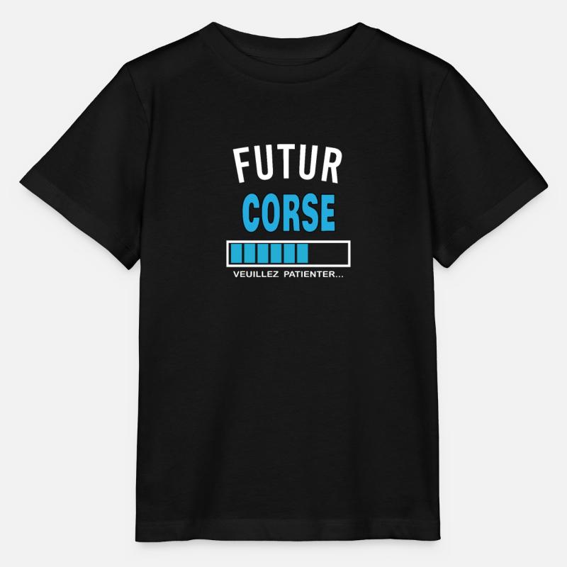 futur CORSE - T-shirt bio MINI CREATOR Stanley/Stella Enfant - noir