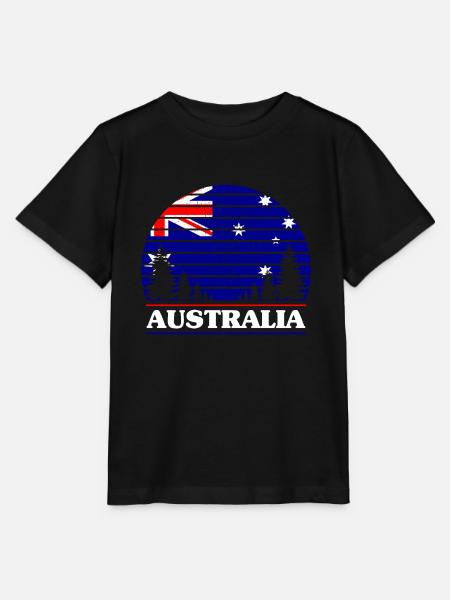 Australien - Stanley/Stella Kinder T-Shirt MINI CREATOR - Schwarz