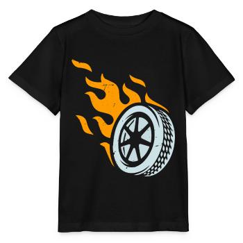 Le sport automobile est notre passion. - T-shirt bio MINI CREATOR Stanley/Stella Enfant - noir - Devant - Mikhail (115cm)