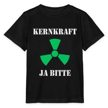 Kernkraft, Ja bitte - Stanley/Stella Kinder T-Shirt MINI CREATOR  - Schwarz - Vorne - Mikhail (115cm)