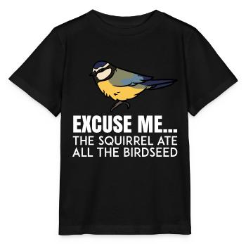 Vogelbeobachtung Vogelfreund Singvogel Ornithologe - Stanley/Stella Kinder T-Shirt MINI CREATOR  - Schwarz - Vorne - Mikhail (115cm)