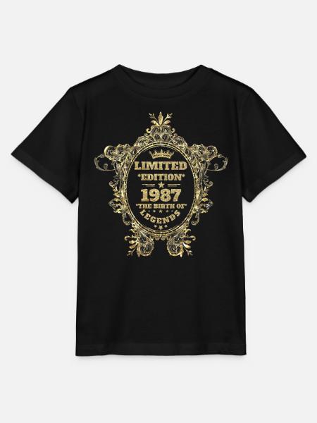 1987 - Stanley/Stella Kinder T-Shirt MINI CREATOR - Schwarz