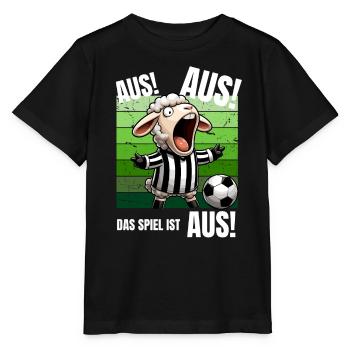 Football Joueur De Football Arbitre Terrain De Football Drôle - T-shirt bio MINI CREATOR Stanley/Stella Enfant - noir - Devant - Mikhail (115cm)