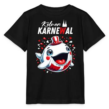 Carnaval de Cologne Wal rut Wiess Kölle Alaaf Cologne - T-shirt bio MINI CREATOR Stanley/Stella Enfant - noir - Devant - Mikhail (115cm)