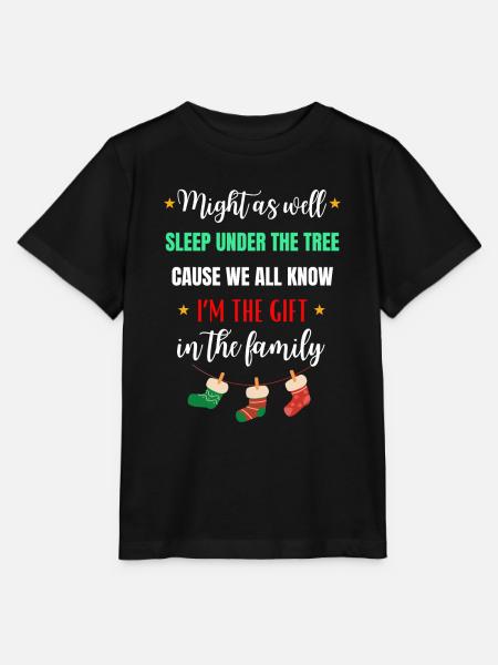 Weihnachten Familie Weihnachtsgeschenk Lustig - Stanley/Stella T-shirt MINI CREATOR til børn - sort