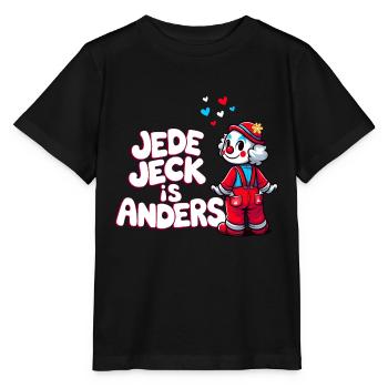 Carnaval Jeck Clown Cologne Kölsch Kölle Alaaf Drôle - T-shirt bio MINI CREATOR Stanley/Stella Enfant - noir - Devant - Mikhail (115cm)