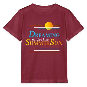 Summersun - Stanley/Stella Kinder T-Shirt MINI CREATOR  - Burgunderrot - Vorne - Kain (125cm)