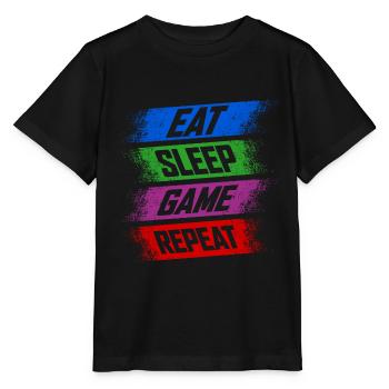 Spieler - Stanley/Stella Kinder T-Shirt MINI CREATOR  - Schwarz - Vorne - Mikhail (115cm)