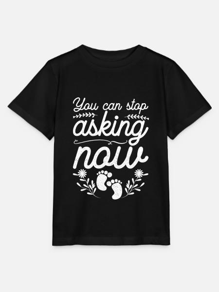 Funny pregnancy announcement Mother - Stanley/Stella MINI CREATOR Kids’ T-Shirt - black