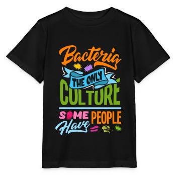 Bakterien Biologie Biochemie Chemie Mikrobiologie - Stanley/Stella Kinder T-Shirt MINI CREATOR  - Schwarz - Vorne - Mikhail (115cm)