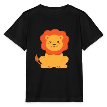Lion Enfants Enfants Enfants En bas âge - T-shirt bio MINI CREATOR Stanley/Stella Enfant - noir - Devant - Mikhail (115cm)