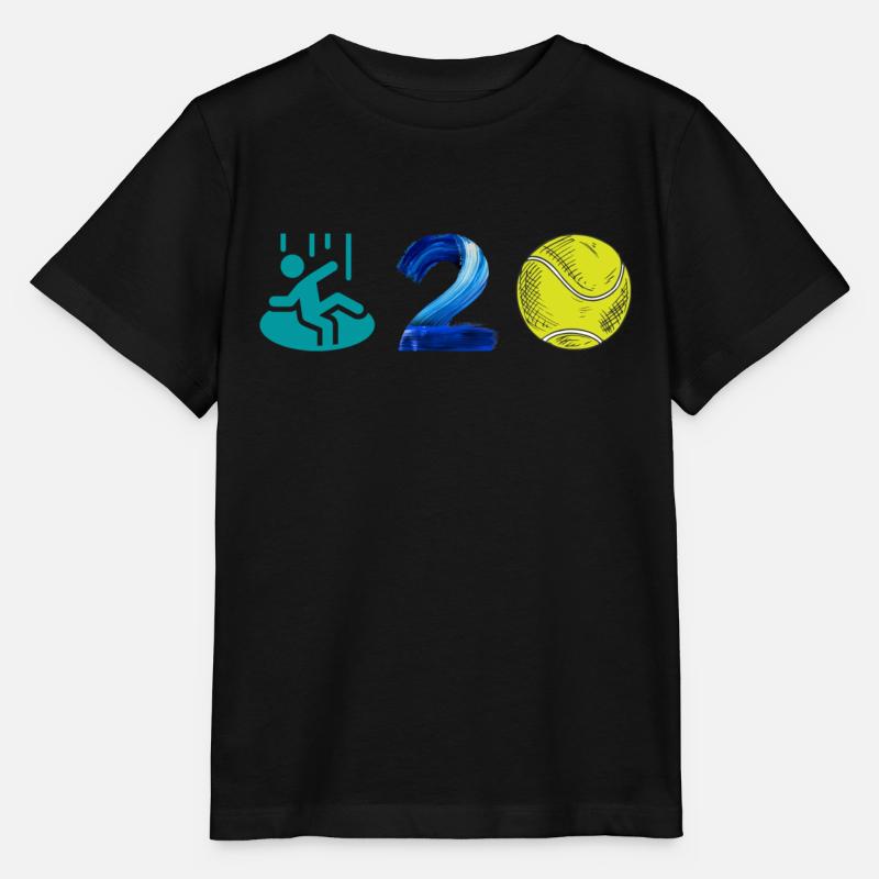Trou de balle - rébus - T-shirt bio MINI CREATOR Stanley/Stella Enfant - noir