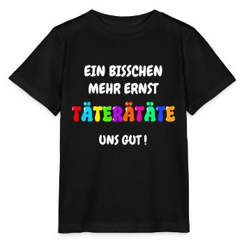 Carnival Cologne Alaaf Helau Costume Carnival Funny - Stanley/Stella MINI CREATOR Kids’ T-Shirt - black - Front - Mikhail (115cm)