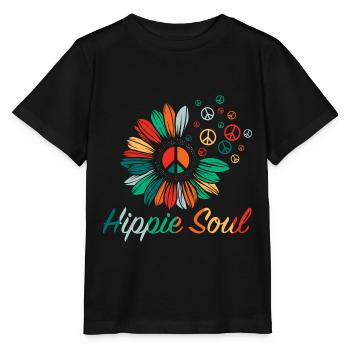 Peace World Peace Gift Idea T-shirt - Stanley/Stella MINI CREATOR Kids’ T-Shirt - black - Front - Mikhail (115cm)