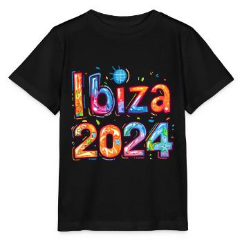 Tournée d’Ibiza 2024 - T-shirt bio MINI CREATOR Stanley/Stella Enfant - noir - Devant - Mikhail (115cm)