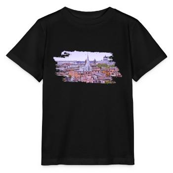 Roma Rome Rom - Stanley/Stella Kinder T-Shirt MINI CREATOR  - Schwarz - Vorne - Mikhail (115cm)