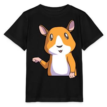 Meerschweinchen Liebhaber - Stanley/Stella Kinder T-Shirt MINI CREATOR  - Schwarz - Vorne - Mikhail (115cm)