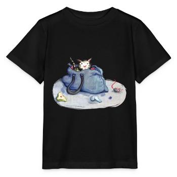 Verstecken - Stanley/Stella Kinder T-Shirt MINI CREATOR  - Schwarz - Vorne - Mikhail (115cm)
