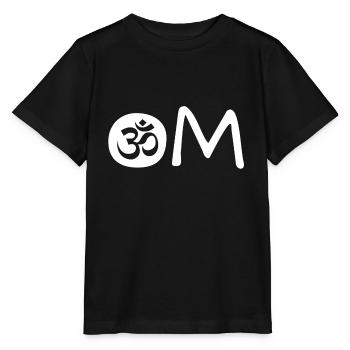 Om Chakra - Stanley/Stella Kinder T-Shirt MINI CREATOR  - Schwarz - Vorne - Mikhail (115cm)