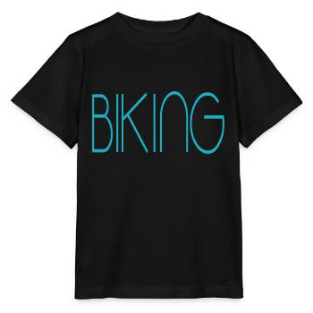 biking - Stanley/Stella Kinder T-Shirt MINI CREATOR  - Schwarz - Vorne - Mikhail (115cm)