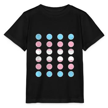 Transgender Pride LGBT Regenbogen Flagge LGBTQIA - T-shirt bio MINI CREATOR Stanley/Stella Enfant - noir - Devant - Mikhail (115cm)