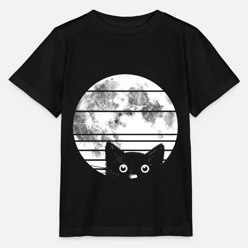 Chat - T-shirt bio MINI CREATOR Stanley/Stella Enfant - noir