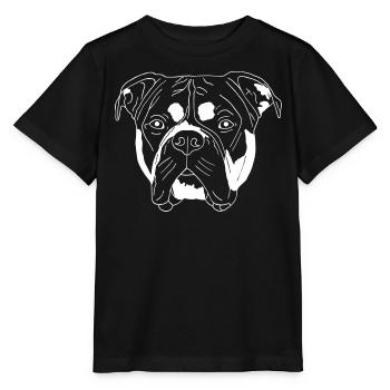 Alternativ Bulldogge - Stanley/Stella Kinder T-Shirt MINI CREATOR  - Schwarz - Vorne - Mikhail (115cm)