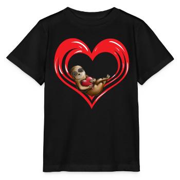 Faultier Liebhaber Geschenk zum Ausruhen Chillen - Stanley/Stella Kinder T-Shirt MINI CREATOR  - Schwarz - Vorne - Mikhail (115cm)