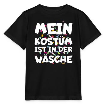 Karneval Fasnet Fasching Ersatz Kostüm Ideen - Stanley/Stella Kinder T-Shirt MINI CREATOR  - Schwarz - Vorne - Mikhail (115cm)