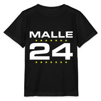 Malle 24 Mallorca - T-shirt bio MINI CREATOR Stanley/Stella Enfant - noir - Devant - Mikhail (115cm)