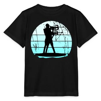 BIATHLON - Shooting range - Winter sports - Stanley/Stella MINI CREATOR Kids’ T-Shirt - black - Front - Mikhail (115cm)