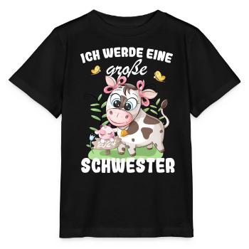 Ich Werde Eine Große Schwester 2024 - Stanley/Stella Kinder T-Shirt MINI CREATOR  - Schwarz - Vorne - Mikhail (115cm)