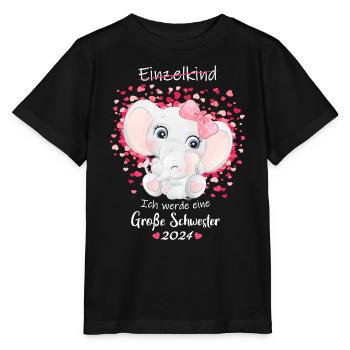Ich Werde Eine Große Schwester 2024 - Stanley/Stella Kinder T-Shirt MINI CREATOR  - Schwarz - Vorne - Mikhail (115cm)