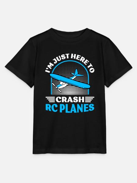RC-Flugzeug RC-Flugzeug - Stanley/Stella Kinder T-Shirt MINI CREATOR - Schwarz