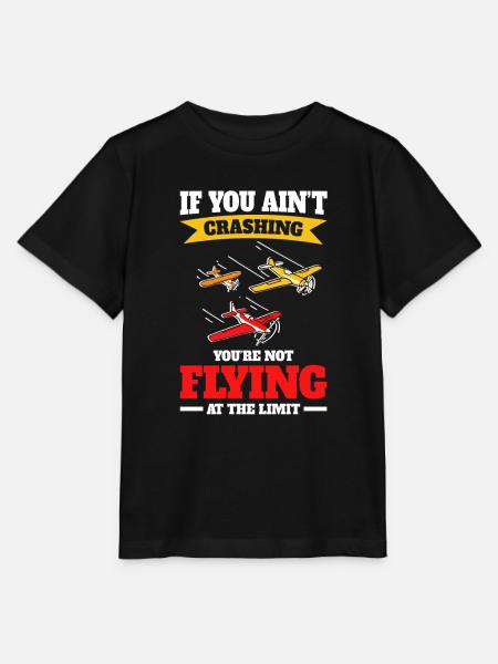 RC-Flugzeug RC-Flugzeug - Stanley/Stella Kinder T-Shirt MINI CREATOR - Schwarz