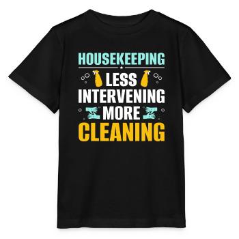 Week of Appreciation for Housekeeping - Stanley/Stella MINI CREATOR Kids’ T-Shirt - black - Front - Mikhail (115cm)
