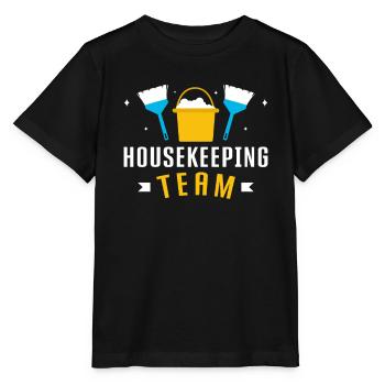 Week of Appreciation for Housekeeping - Stanley/Stella MINI CREATOR Kids’ T-Shirt - black - Front - Mikhail (115cm)