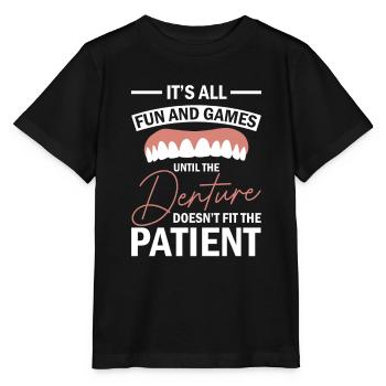 Dental technician Dental technician - Stanley/Stella MINI CREATOR Kids’ T-Shirt - black - Front - Mikhail (115cm)