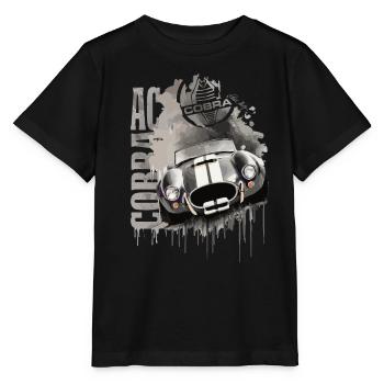 AC Cobra - Stanley/Stella Kinder T-Shirt MINI CREATOR  - Schwarz - Vorne - Mikhail (115cm)