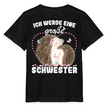 I'm going to be a big sister in 2025 - Stanley/Stella MINI CREATOR Kids’ T-Shirt - black - Front - Mikhail (115cm)