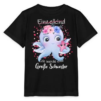 I'm going to be a big sister in 2025 - Stanley/Stella MINI CREATOR Kids’ T-Shirt - black - Front - Mikhail (115cm)