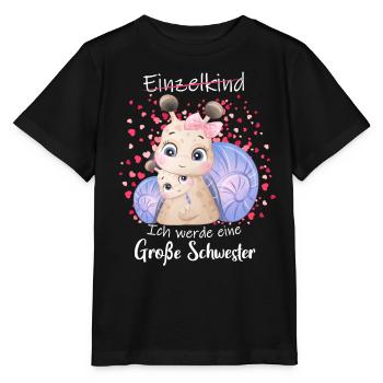 I'm going to be a big sister in 2025 - Stanley/Stella MINI CREATOR Kids’ T-Shirt - black - Front - Mikhail (115cm)