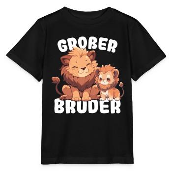 Announcing offspring | I'm going to be a big brother in 2025 - Stanley/Stella MINI CREATOR Kids’ T-Shirt - black - Front - Mikhail (115cm)