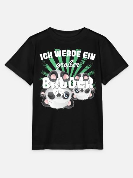Nachwuchs Verkünden | Ich Werde Großer Bruder 2025 - Stanley/Stella Kinder T-Shirt MINI CREATOR  - Schwarz
