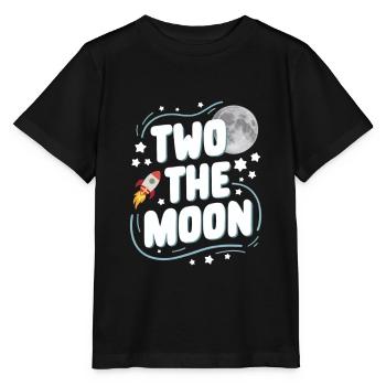 Zweiter Geburtstag Weltraumfeier - Stanley/Stella Kinder T-Shirt MINI CREATOR  - Schwarz - Vorne - Mikhail (115cm)