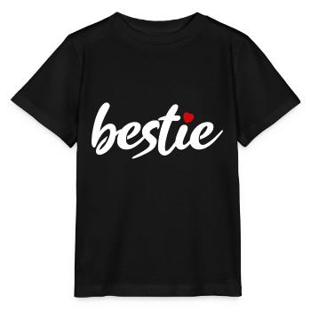 Best Best Best Hearts - Stanley/Stella MINI CREATOR Kids’ T-Shirt - black - Front - Mikhail (115cm)