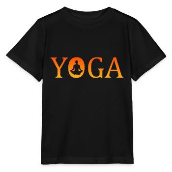 yoga Yoga - Stanley/Stella Kinder T-Shirt MINI CREATOR  - Schwarz - Vorne - Mikhail (115cm)