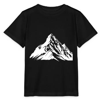 Berge Alpen - Stanley/Stella Kinder T-Shirt MINI CREATOR  - Schwarz - Vorne - Mikhail (115cm)