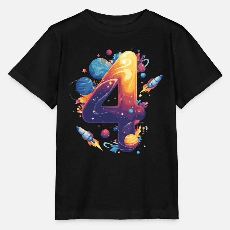 Espace 4e anniversaire - T-shirt bio MINI CREATOR Stanley/Stella Enfant - noir